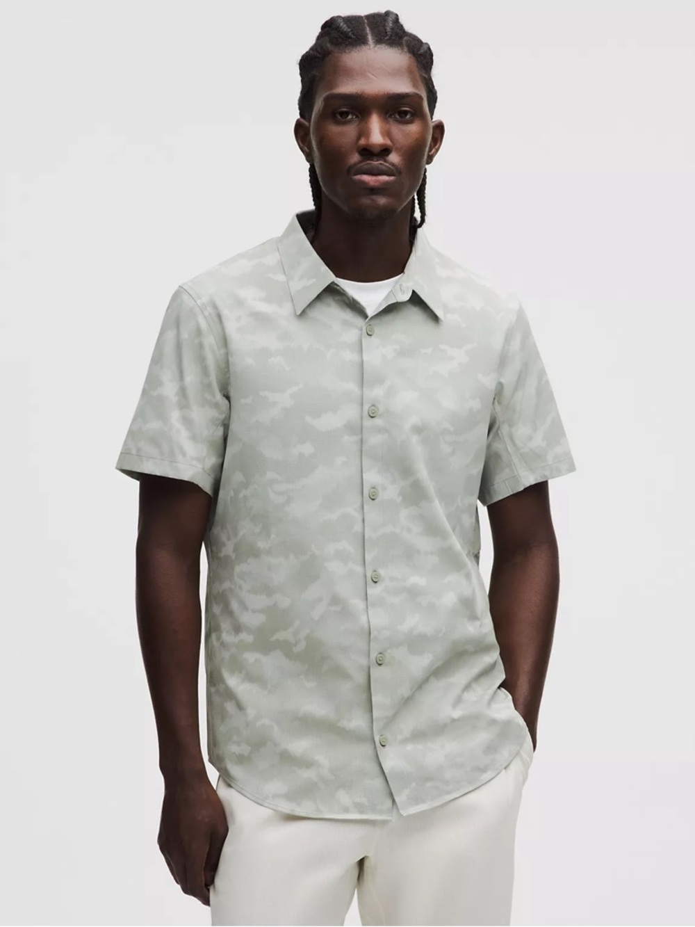 NWT Lululemon Men’s Airing Easy Short-Sleeve Shirt Size Medium
